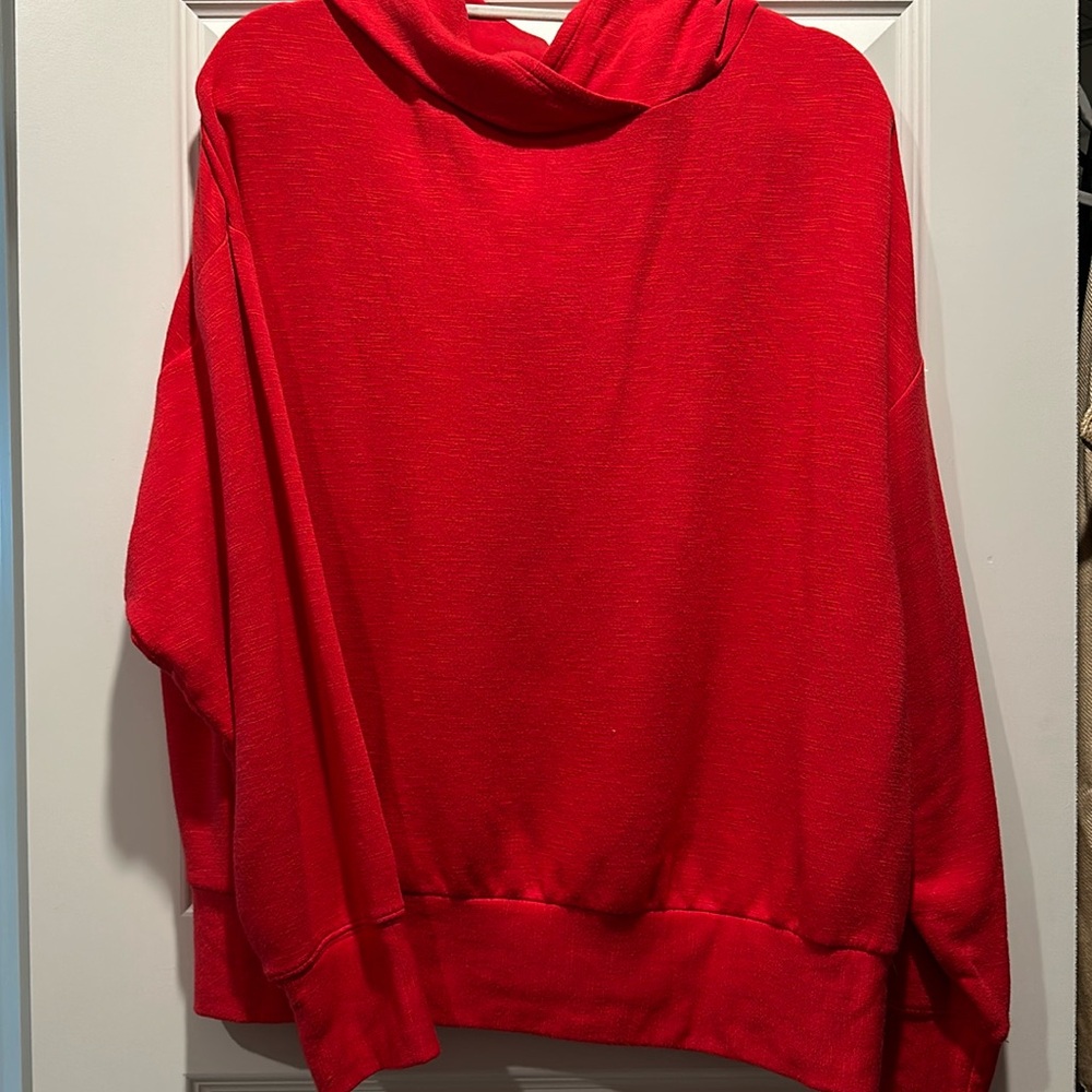 Red hoodie